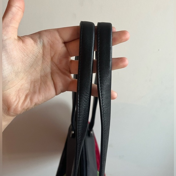 Roberta di Camerino Vintage Black and Red Velvet Shoulder Bag - Picture 9 of 14